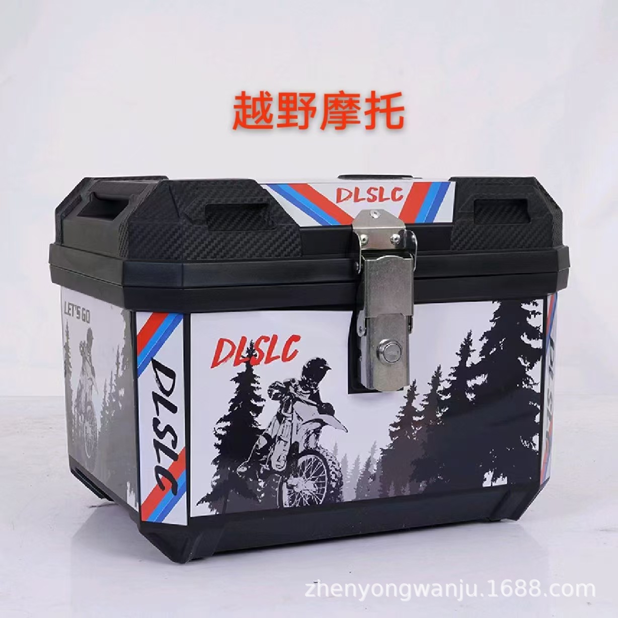 Motorcycle Trunk Non-Aluminum Alloy Trunk Universal Large-Capacity Trunk Battery Car Box Thickened Storage Take-Out Box