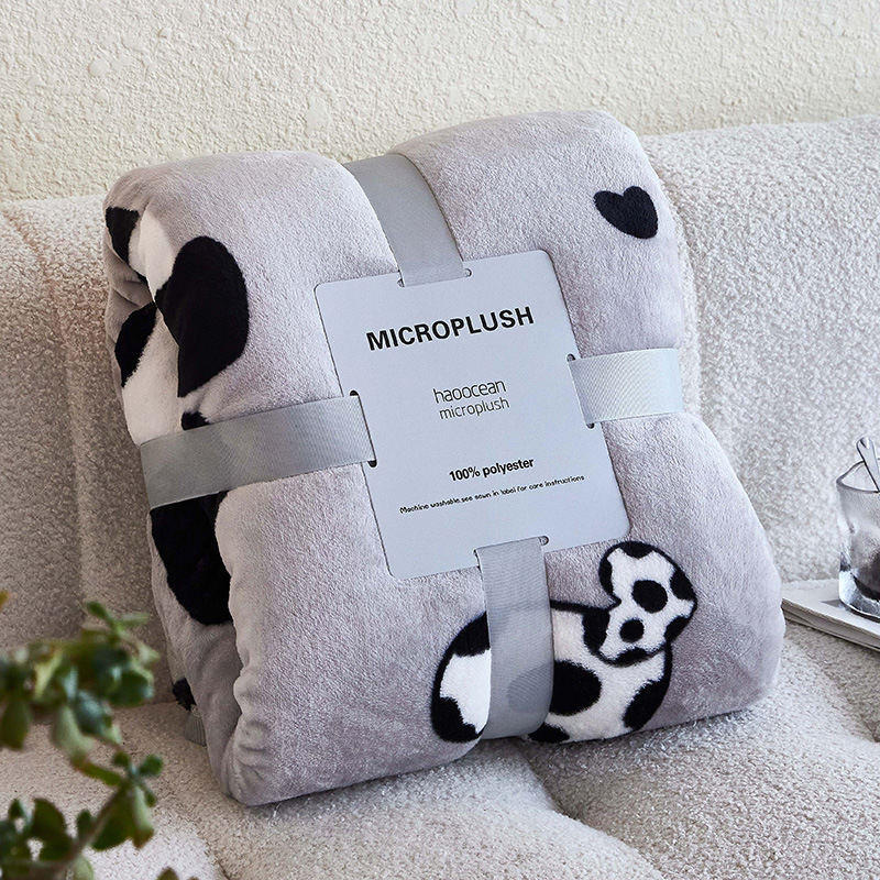 Manta de Franela de Color Sólido Estilo Europeo, Manta para Siesta, Clase A, Manta de Oficina, Manta de Regalo para Dormitorio, Venta al por Mayor