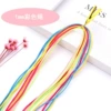 Monochrome mixed color rope 1mm (10 outfit) has cards