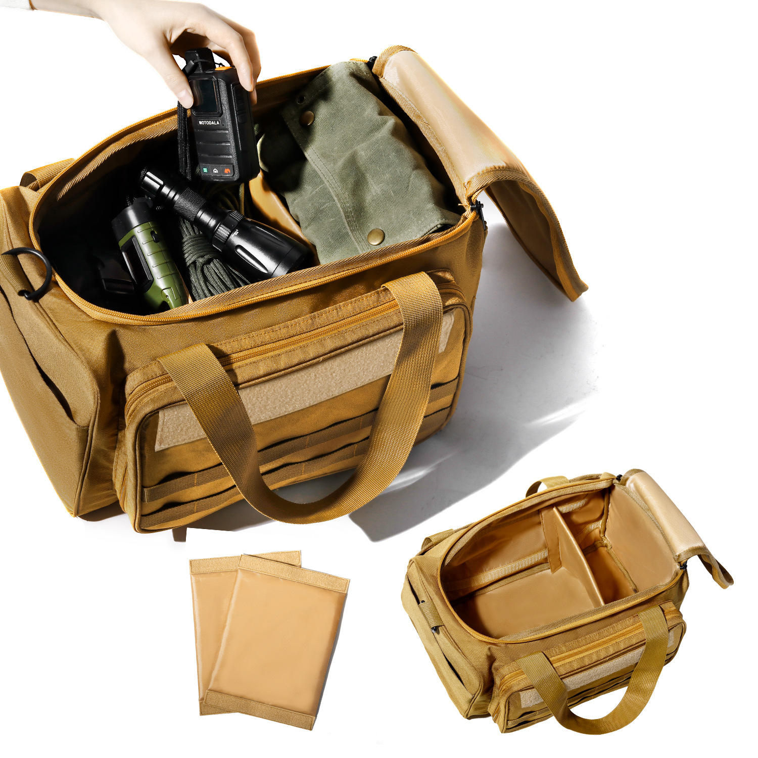 Cross-Border Popular Outdoor Tactical Storage Bag, Multi-Functional Large-Capacity Storage Magazine Grab Bag, Outdoor Cross-Body Military Fan Bag