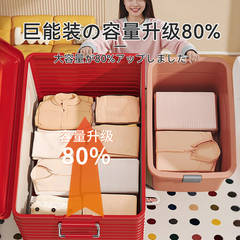 Dust-Proof Storage Box for Bedroom Clothes, Quilts and Sundries, Extra-Large Capacity Dopamine Multi-Functional Storage Box Dust-Proof Storage Box for Bedroom Clothes, Quilts and Sundries, Extra-Large Capacity Dopamine Multi-Functional Storage Box