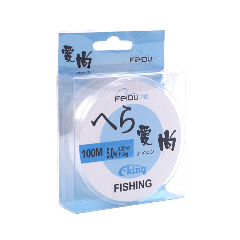 Equipos de pesca de Fiducia Aishang línea de pesca de 100 metros línea de pesca de seda original línea de pesca competitiva barra de mar luya puerto línea de pesca buena fuerza de tracción
