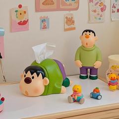 太った虎のティッシュの箱の子供のかわいい引き出しの箱の創意的な寝室は客間の玄関の食卓を飾って客間の置物を飾ります。