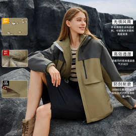 石墨烯蓄热外套羽绒服订制冬季羽绒加热工作服团体服定做LOGO绣花