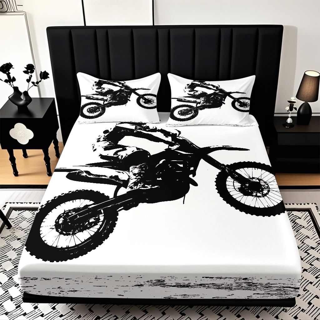 TEMU / JIT serie de motocicleta fría transfronteriza impresión digital de alta definición caja de cama de polirido fábrica directa