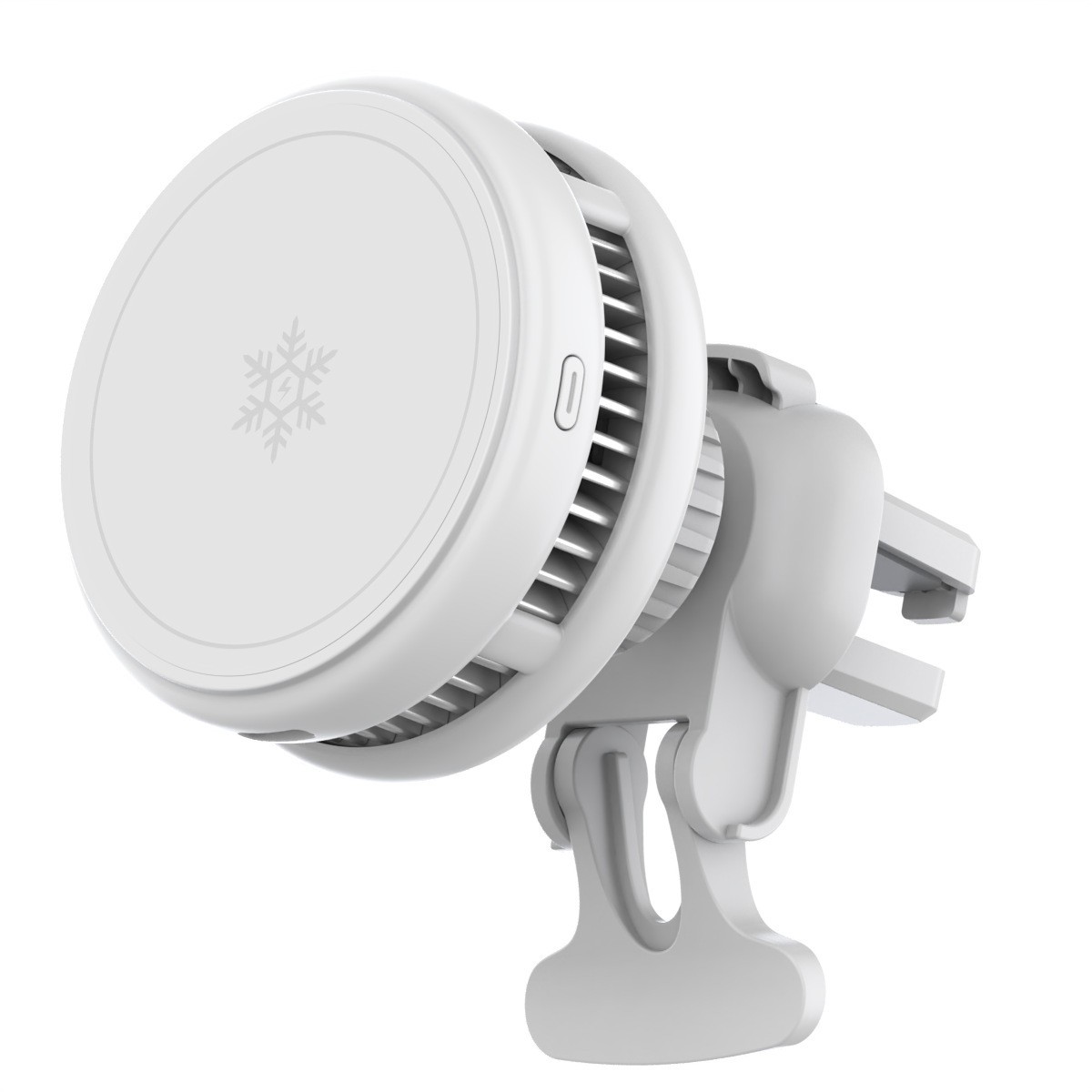 Cross-Border Magnetic Qi2 25W Car Wireless Charger with Cooling Fan and Fast Wireless Charging for Mobile Phones