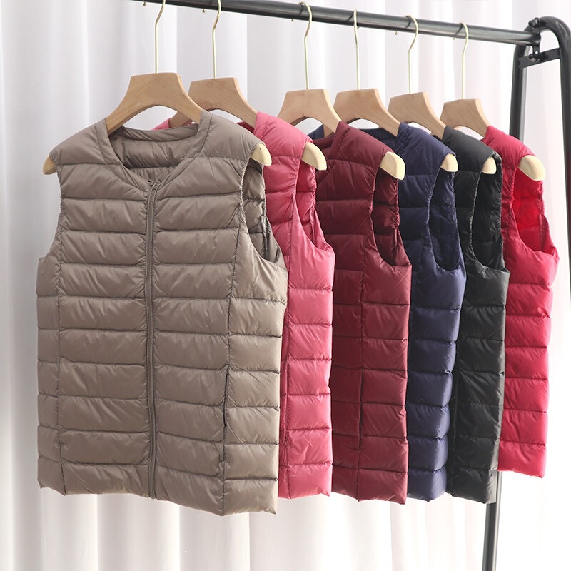 Lightweight Oversized down Vest for Women, Loose Fit, 100kg Style, Middle-Aged and Elderly Women's Plus Size Winter Warm Vest, Trendy Lightweight Oversized down Vest for Women, Loose Fit, 100kg Style, Middle-Aged and Elderly Women's Plus Size Winter Warm Vest, Trendy