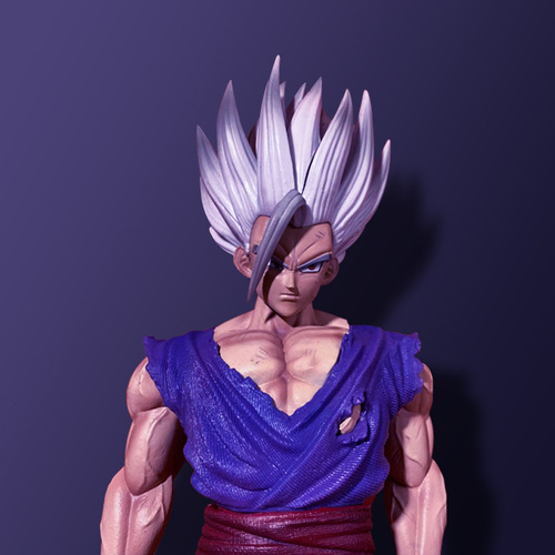 GK Dragon Ball Series Superhero White God Beast Gohan Figure Model Ornament Peripheral Doll