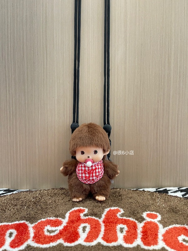 モンキーチェリー ぬいぐるみ かわいい 韓国風 クロスボディ 携帯電話バッククリップ 人形 携帯電話ケース ストラップ付き|undefined