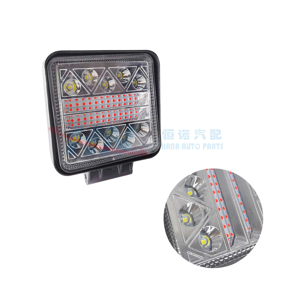 Coche trabajo luz cuadrado LED trabajo luz camión fuera de carretera vehículo intermitente luz de trabajo