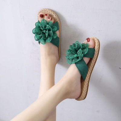 slipper summer wholesale Batch summer sandals  Exorcism 2022 new pattern Flower Korean Edition fashion student Influx of women