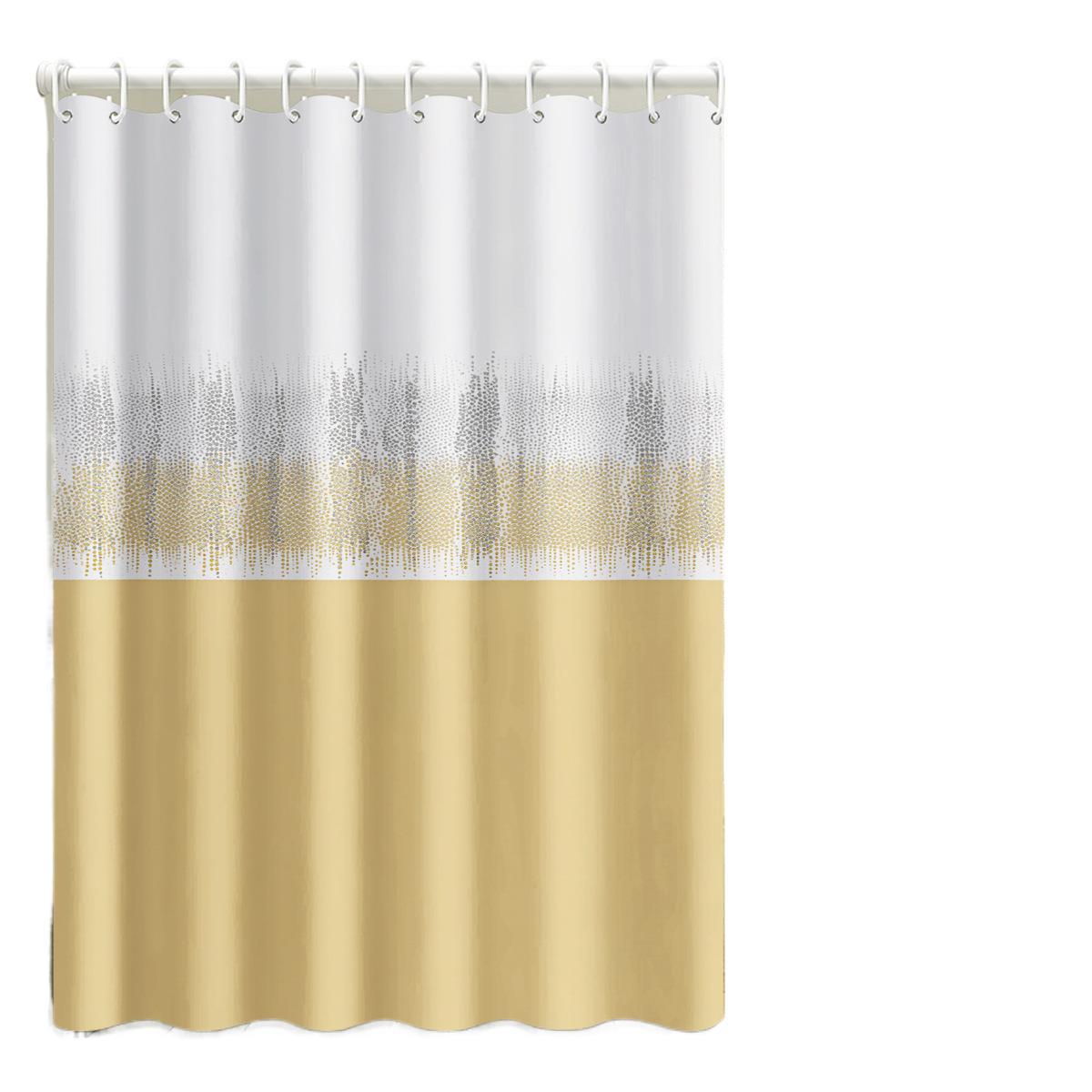 No-drill Retractable Rod Fitting Room Partition Curtain, Opaque, Waterproof, Mold-resistant, Fabric Privacy For Clothing_voghion.com
