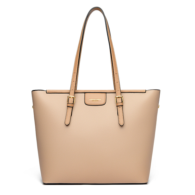 Bolso Tote de Hombro de Gran Capacidad de Cuero PU para Mujer