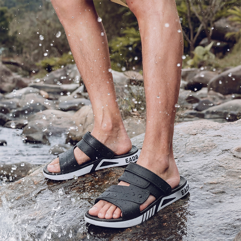 Sandali da uomo estivi di grandi dimensioni, antiscivolo, comodi e adatti sia per la spiaggia che per gli sport all'aria aperta, di alta qualità._voghion.com