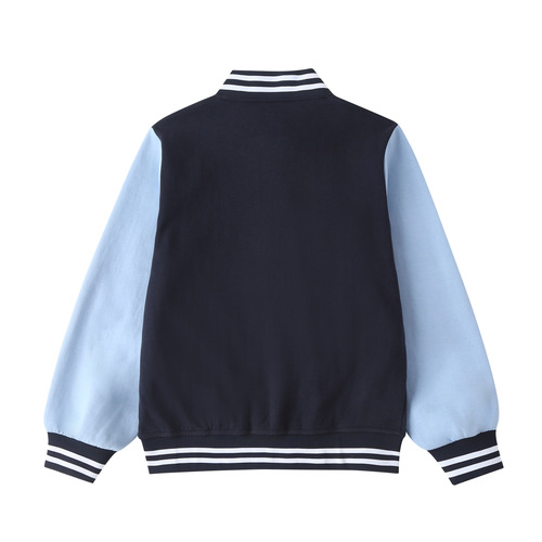 British style student uniform spring and autumn navy blue sleeves boys and girls jacket pure class uniform sportswear suit
