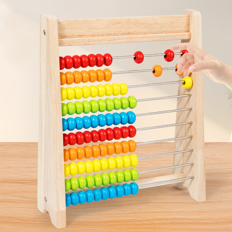 Marco de cálculo Montessori Matemáticas suma y resta número número artefacto ábaco aritmético ayudas didácticas para niños pequeños