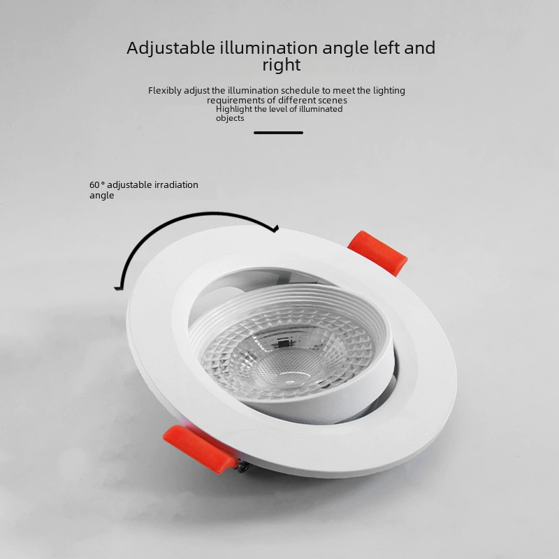 Ultra thin LED ceiling light, ceiling spot lighting for living room, plastic lights for corridor, 5W