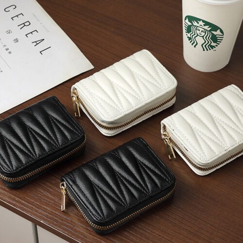 Lady's 2024 New Arrival Large Capacity Multi-Card Slot Compact Anti-Magnetic Wallet with Card Holder