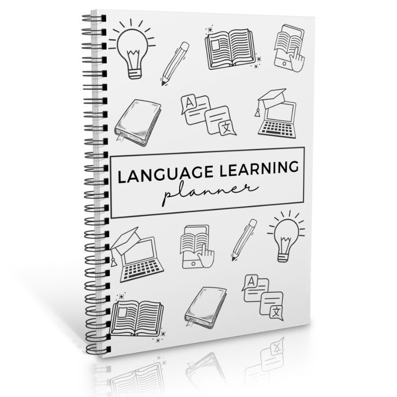 跨境爆款 Learn a New Language Vocabulary Notebook词汇笔记本|undefined