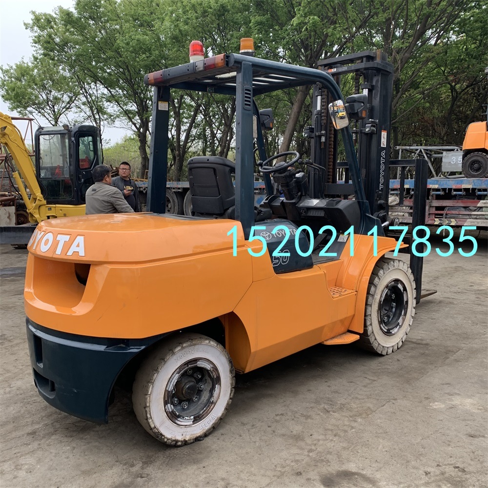 5吨丰田叉车 Toyota 7FD50 二手丰田叉车3吨5吨价格便宜出售