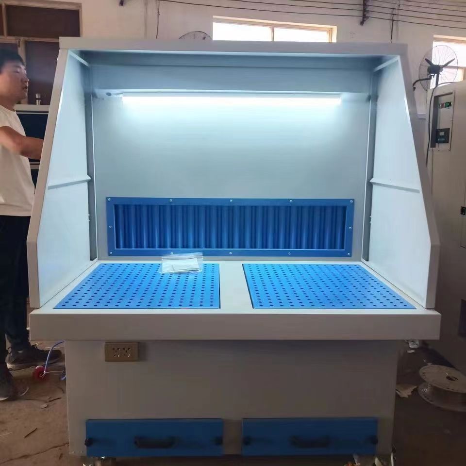 阻燃打磨台防火花设计防粉尘爆炸全自动脉冲清灰抛光除尘工作台