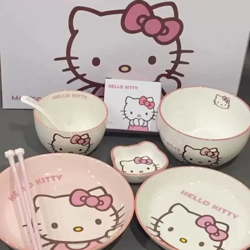 Санрио, Hello Kitty, посуда, керамический набор