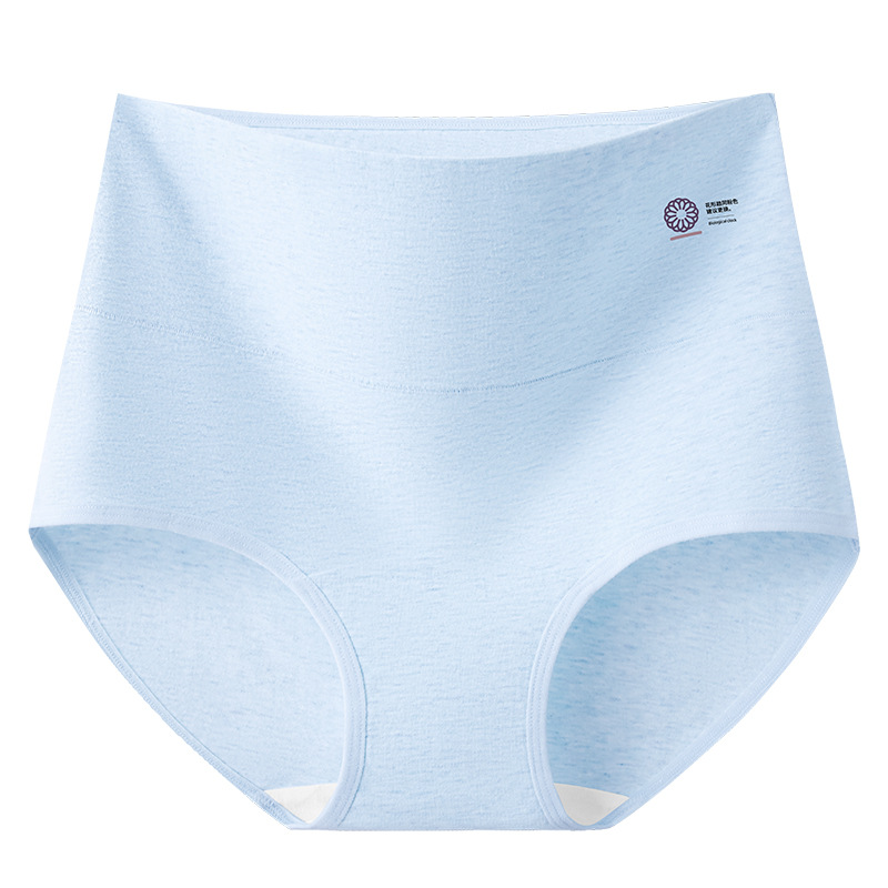 Bragas de tecnología estándar Huanxin de gran tamaño 200 kg de cintura alta color natural algodón antibacteriano entrepierna entrepierna larga calzoncillos de mujer