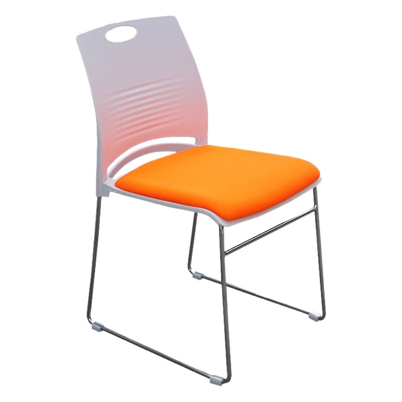 Heyang Negotiation Chair Simple Meeting Visitor Training Chair Plastic Solid Reinforced Bar Dining Room Chair Office Backrest Chair