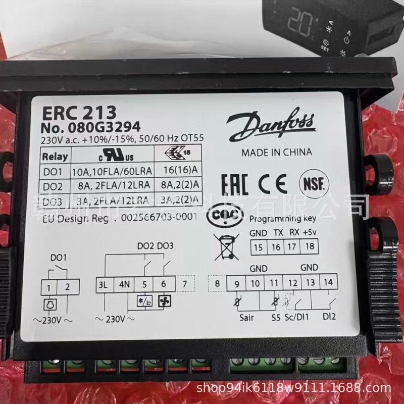Danfoss thermostat 080G3294 ERC213 brand new in stock Danfoss thermostat 080G3294 ERC213 brand new in stock