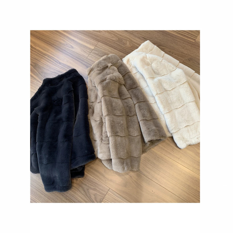 Incredibly affordable, far below cost, Danish mink blend fur coat, short furry jacket for women, autumn and winter 049