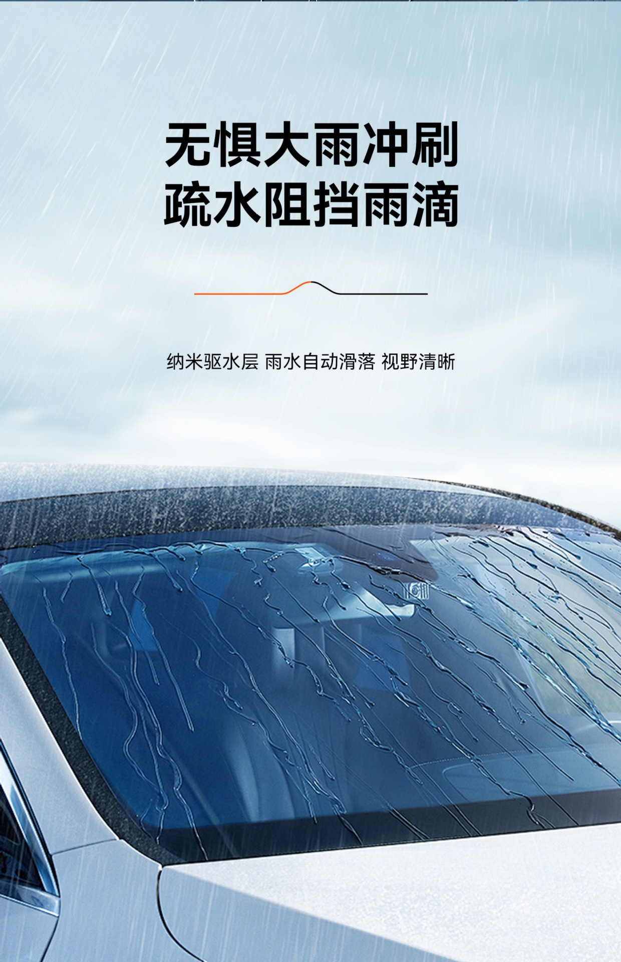 Suitable for Rearview Mirror Car Rainproof Spray Anti-Fog Agent Rainy Day Waterproof Window Glass Coating Water Repellent Spray