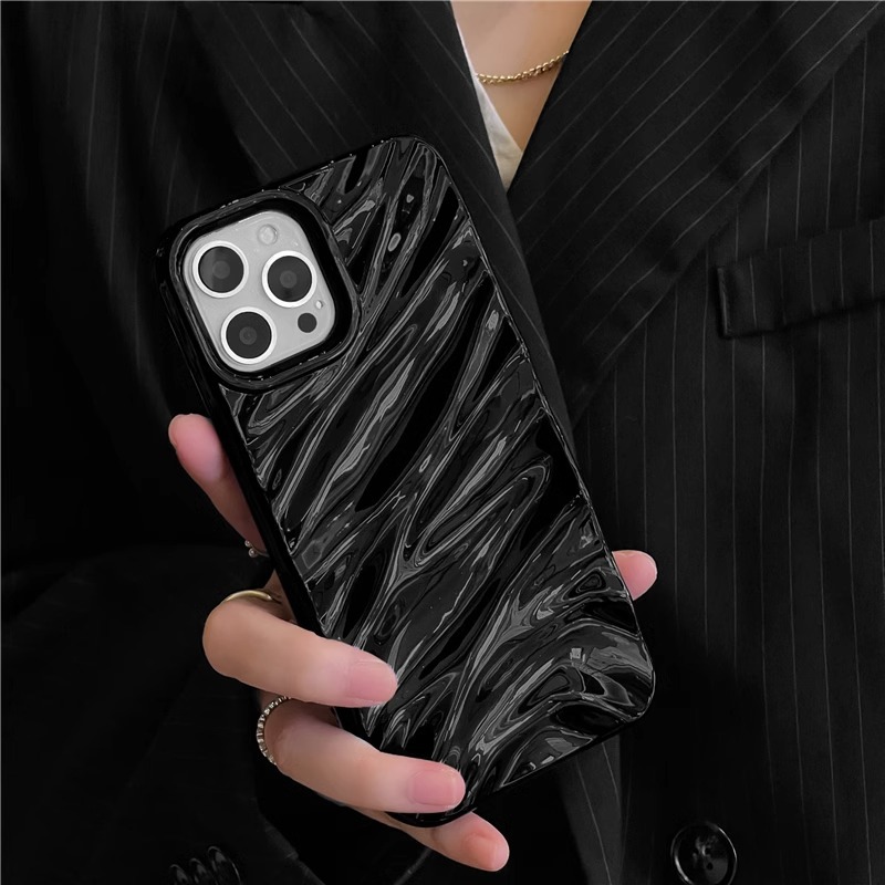Phone Case With Electroplated Water Ripple For Iphone Models_voghion.com