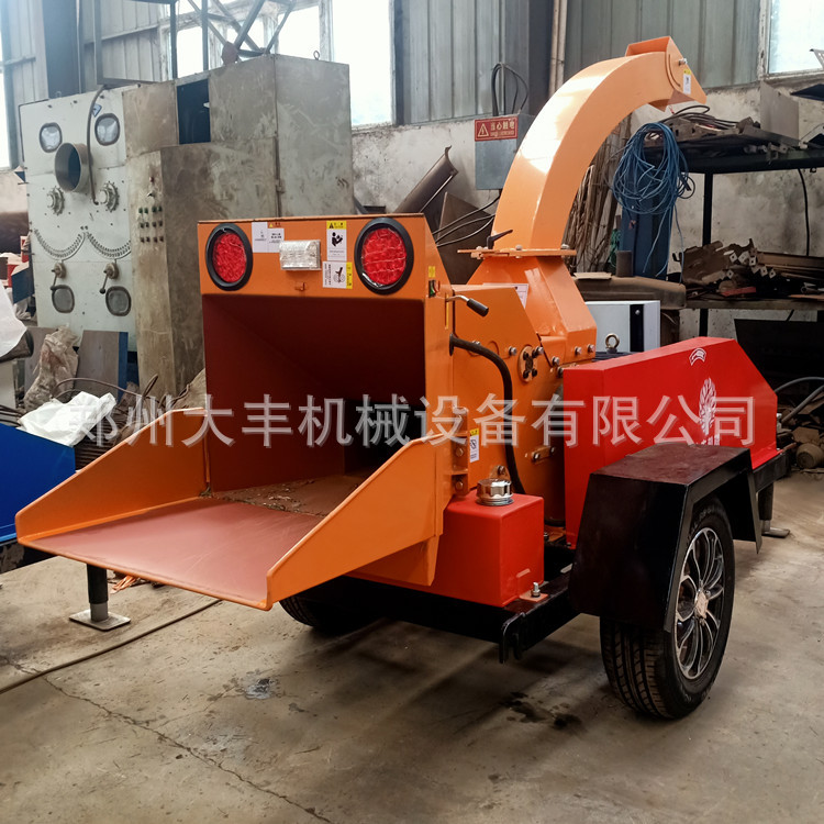 大马力碎木机多功能柴油园林碎枝机电动绿化粗细树枝粉碎机