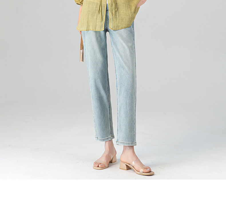 Áo sơ mi chống nắng dáng rộng phong cách Trung Quốc mới vải gai Tencel nữ mùa hè — Màu trà ngọt ngào chi tiết 20