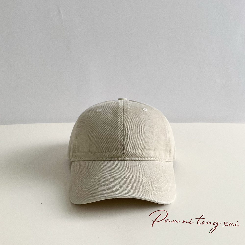 Gorras de béisbol unisex estilo coreano color sólido