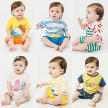婴儿短袖套装小孩衣服夏装儿童男童宝宝9女6个月1岁3幼儿小童