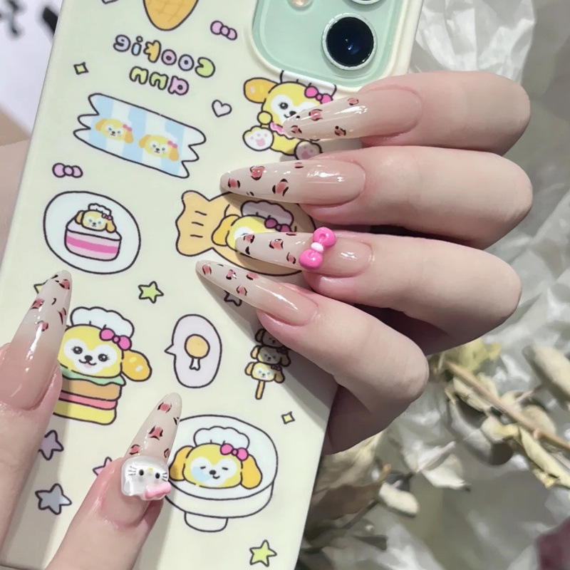 BY1493 밀키 화이트 캣 글루 스타일