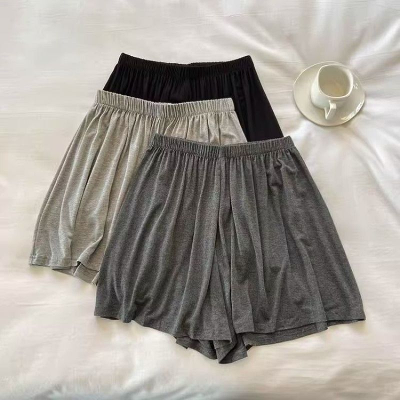 Super Feel Modal Cotton New Style Pajamas for Women Summer Thin Casual Wearable Pure Color Loose Home Shorts