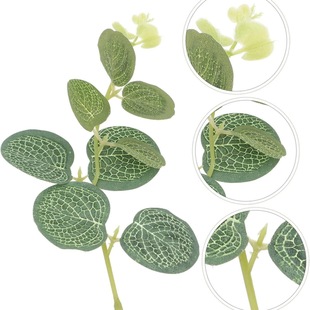 Cross-border explosion simulation small eucalyptus leaf rattan accessories simulation money leaf bouquet DIY decorative eucalyptus leaves