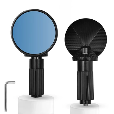 New Motorcycle Electric Vehicle Modification Motorcycle rearview mirror - blue-mirror