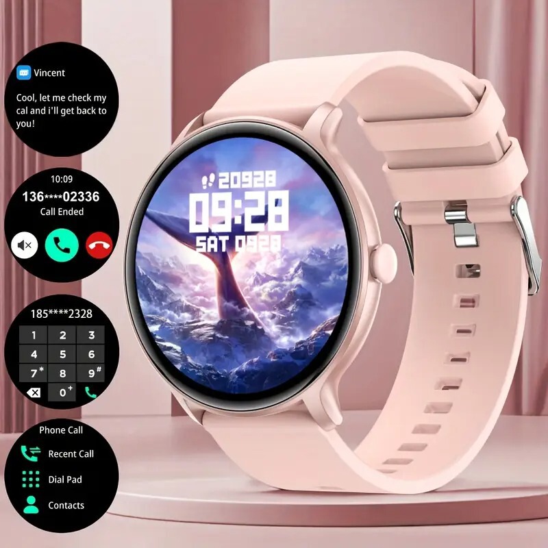 Temu Amazon's Hot-Selling Factory Wholesale T27 Touch Screen Bluetooth Calling Health and Fitness Watch Ios