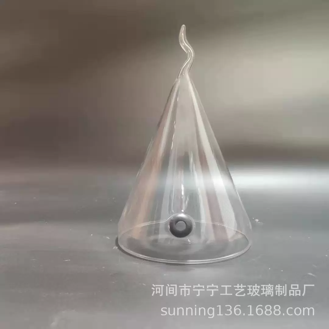 Glass smoke cover spot wholesale factory direct supply hotel supplies creative glass dry ice tableware dustproof and fresh cover