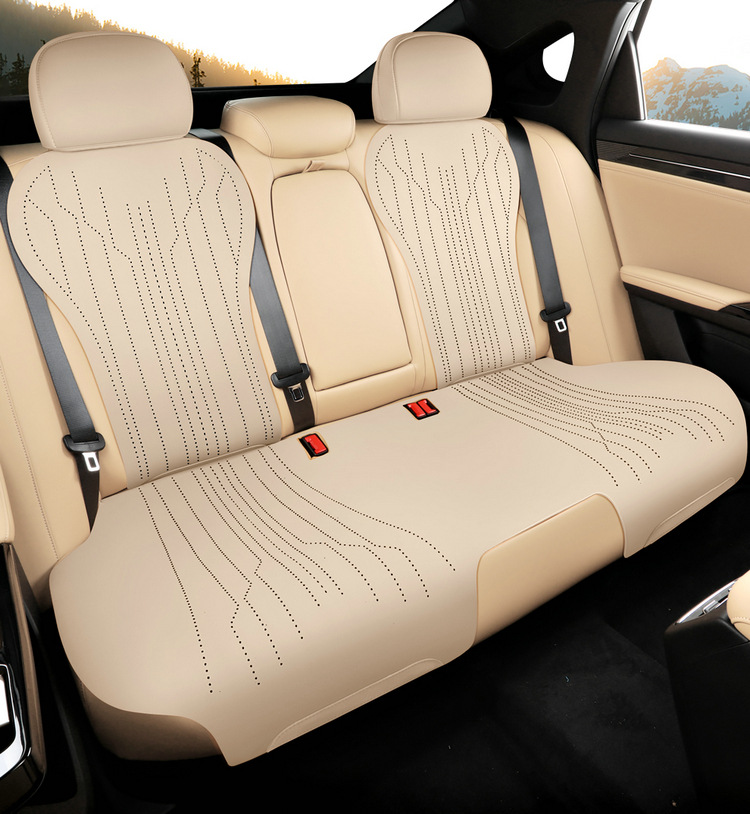 GeeLy GaLaxy L6 Seat Cushion FuLLy Surrounded Four-season Seat Cover SpeciaL Cushion Suede Leather Summer BreathabLe Car Seat Cover