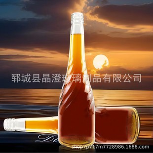 700ml Red Wine Bottle, Empty Wine Bottle, Thickeneded Glass Whiskey Bottle, Universal Glass Liquor Bottle