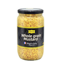 欧萨OUSA整粒芥末籽酱820g/罐家用商用拌面酱拌意大利面沙拉抹酱