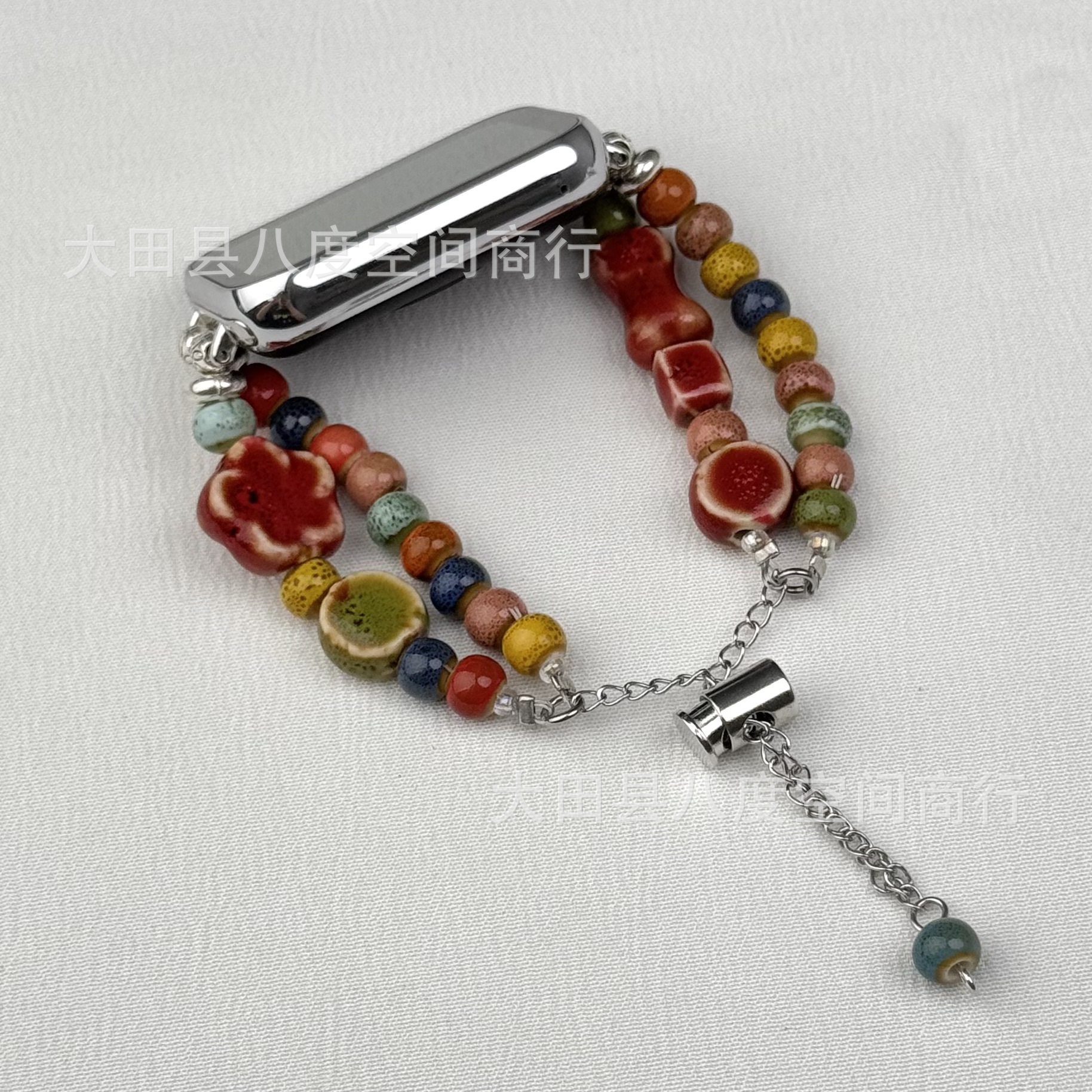 Suitable for Huawei Fit4 Watch Fit3 Strap New Ceramic Huadong New Chinese Style Beaded Fit2 Wristband Women's Summer