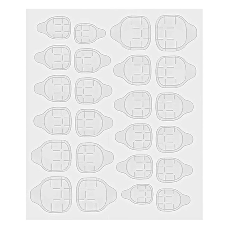 Сильный желейный клей, порошок желтого клея, ультратонкая маникюрная накладка, съемная водонепроницаемая высоковязкая двусторонняя лента для ногтей