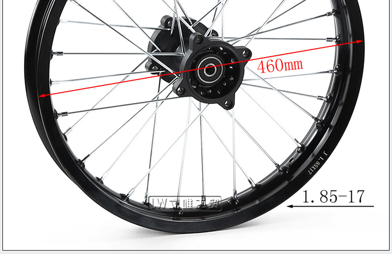 Off-Road Motorcycle Accessories C蹀 Wheels Aluminum Alloy Rims Tires 1.9-17inch Aluminum Rims