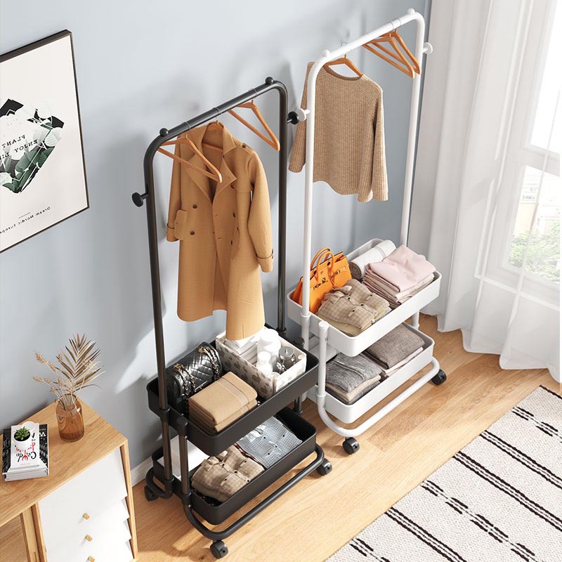 Clothes drying rack combination bedroom bold coat rack dormitory rental storage rack floor-standing clothes rack household clothes rack wholesale