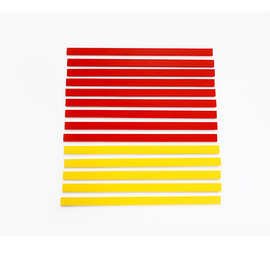 印刷机黄色挂版条PVC胶条印刷机红色挂版条 纸箱印刷排版挂板条